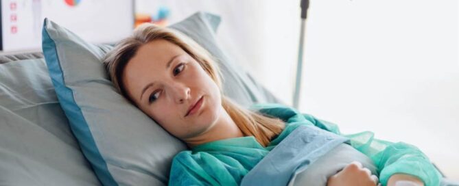 woman in hospital bed our beliefs. mind over matter