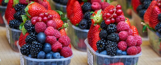 Eating organic berries can serve as a part of a Whole Health Self Care regimen